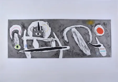 Aguafuerte Y Aguatinta Miró - Grand Vent 