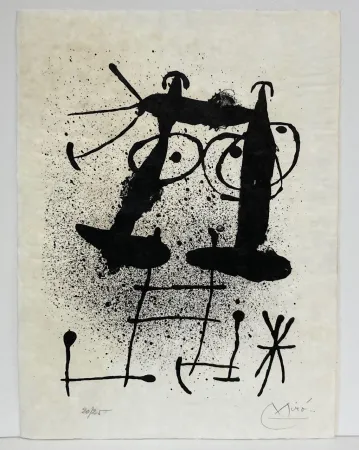 Litografía Miró - Haï-Ku
