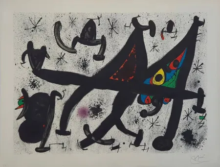 Litografía Miró - Homenatge a Joan Prats 11