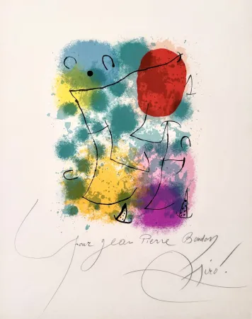 Litografía Miró - Hommage a Rimbaud