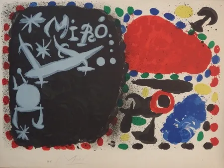 Litografía Miró - Japan 1966 (handsigned proof on vellum before letter)