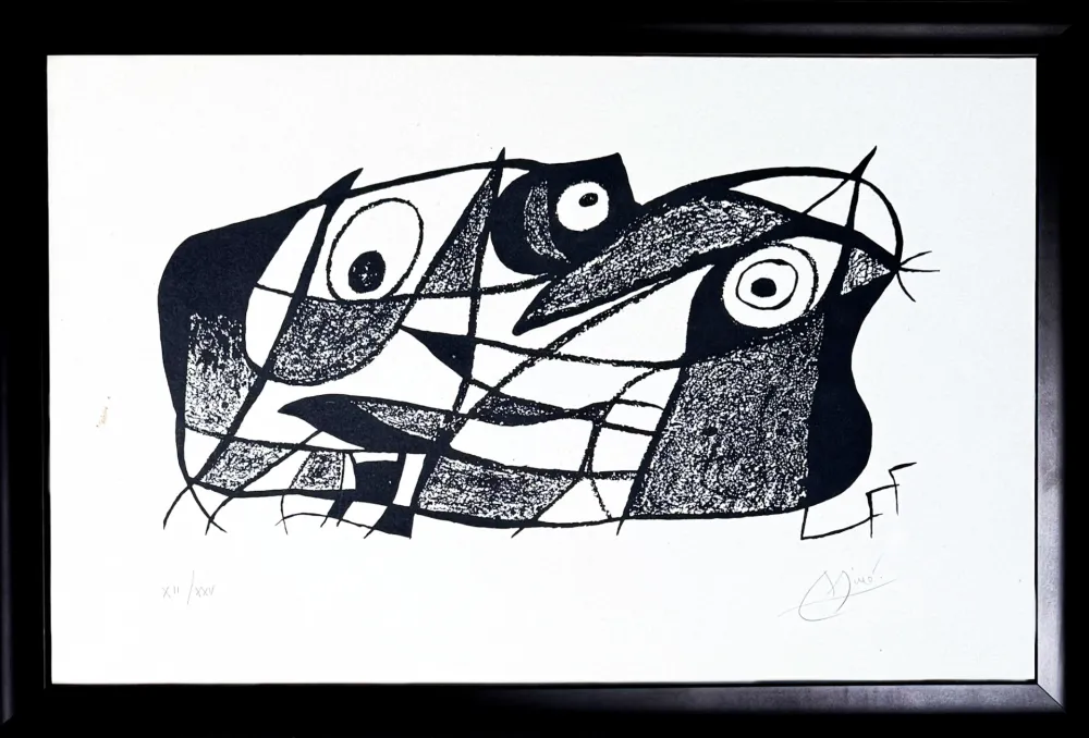 Litografía Miró - Joan Miró (1893–1983) - FOTOSCOP - Lithograph on Guarro paper - 1974