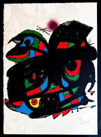 Litografía Miró - Joan Miró (1893–1983) - FUNDACIÓ JOAN MIRÓ - Color lithograph on paper - 1976