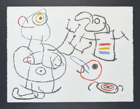Litografía Miró - Joan Mirò (1893-1983) - Ubu aux Baléares - Color lithograph - 1971