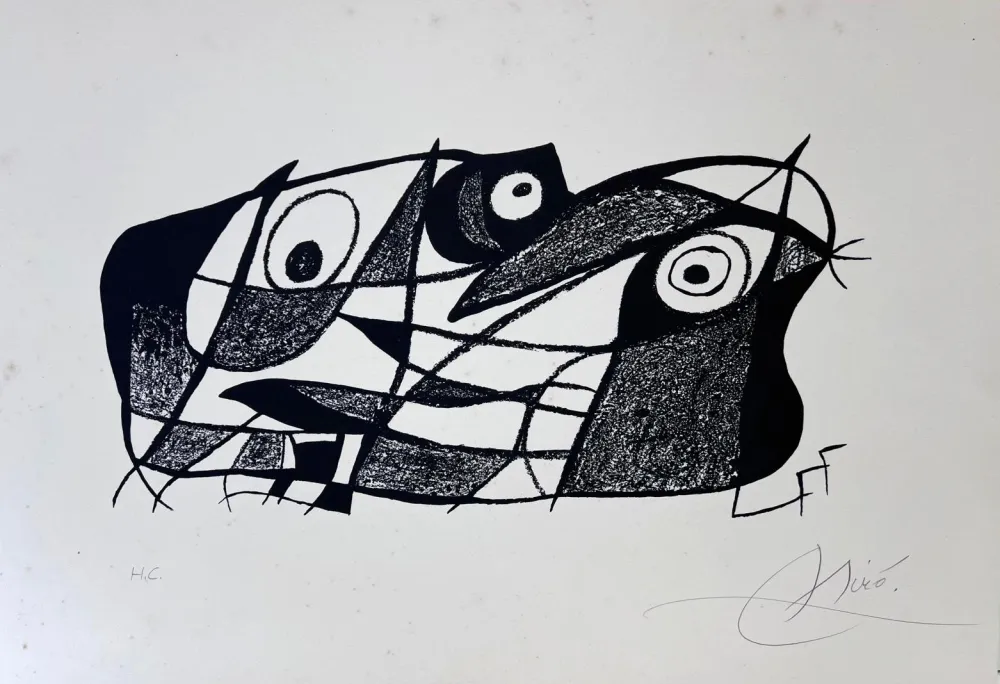Litografía Miró - Joan Miró. Fotoscop 