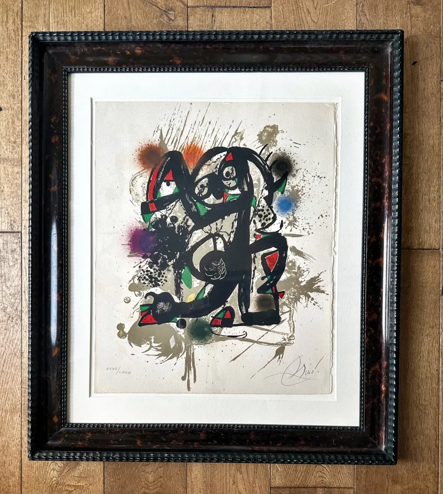 Litografía Miró - Joan Miro Lithographs III / Maeght 1118 