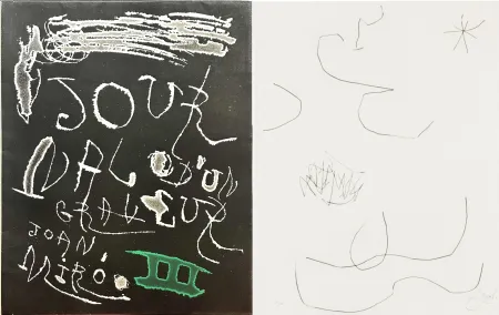 Aguafuerte Y Aguatinta Miró - Journal d'un Graveur (INCLUDE THE ORIGINAL FOULDER)