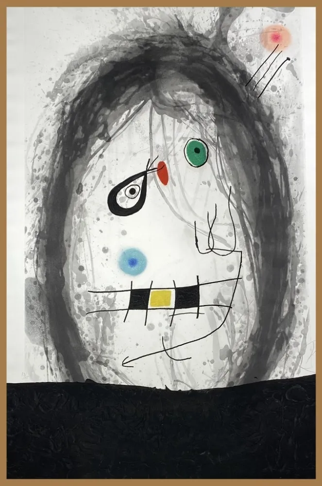 Carborundo Miró - “L’ Exile Noir”