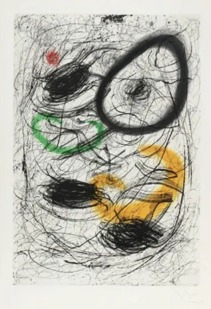 Aguafuerte Y Aguatinta Miró - La chevelure De Bérénice II