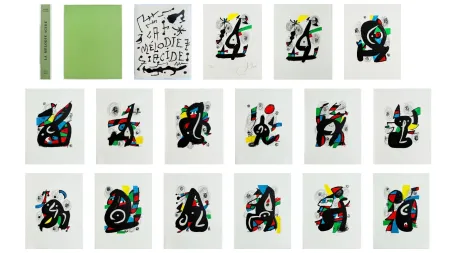 Litografía Miró - La Mélodie Acide