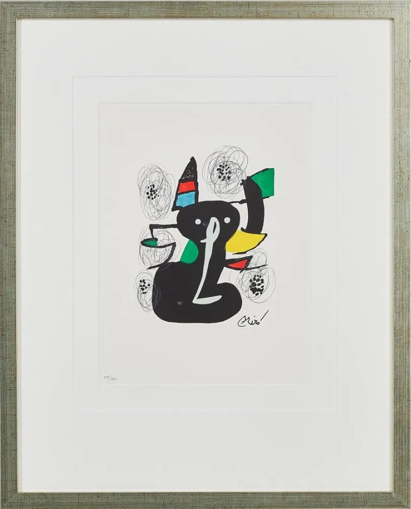 Litografía Miró - La Mélodie Acide, Planche III