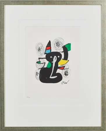 Litografía Miró - La Mélodie Acide, Planche III