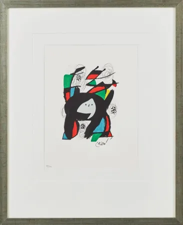 Litografía Miró - La Mélodie Acide, Planche VIII
