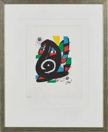 Litografía Miró - La Mélodie Acide, Planche XIV