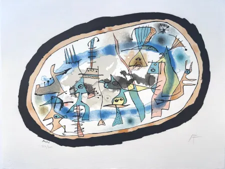 Litografía Miró - La Naissance du Jour 