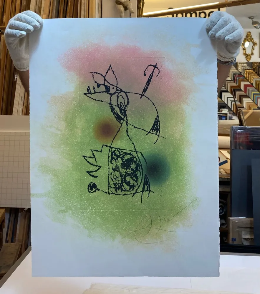 Aguafuerte Y Aguatinta Miró - Le criquet