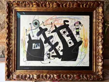 Sin Técnico Miró - Le lezard aux plumes d´or