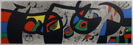 Litografía Miró - Le Lézard aux plumes d'or #4, 1971