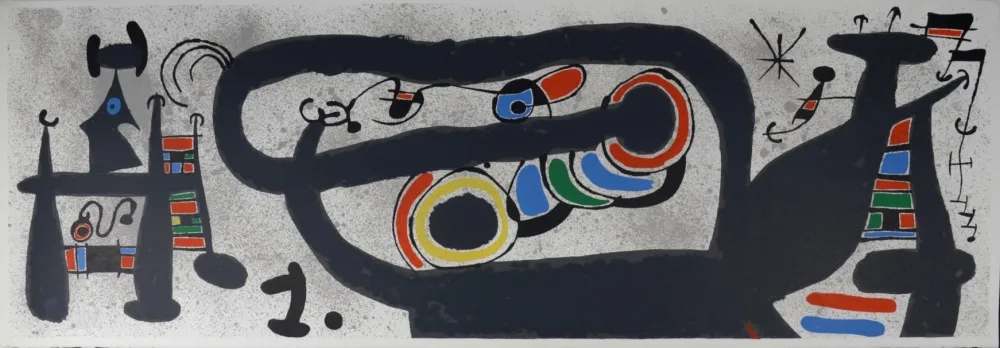 Litografía Miró - Le Lézard aux plumes d'or #5, 1971