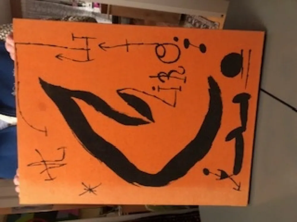 Litografía Miró - Les essencies de la terra