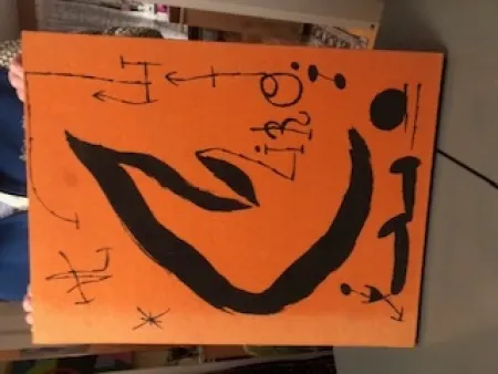 Litografía Miró - Les essencies de la terra