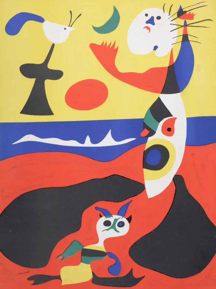 Litografía Miró - L’Eté, 1938