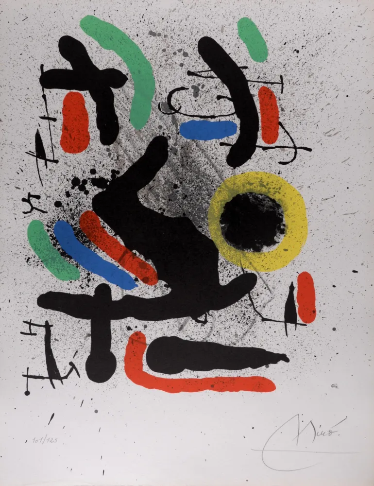 Litografía Miró - Liberté des Libertés, 1971 - Hand-signed