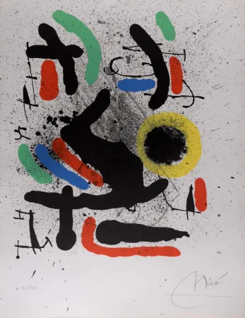 Litografía Miró - Liberté des Libertés, 1971 - Hand-signed