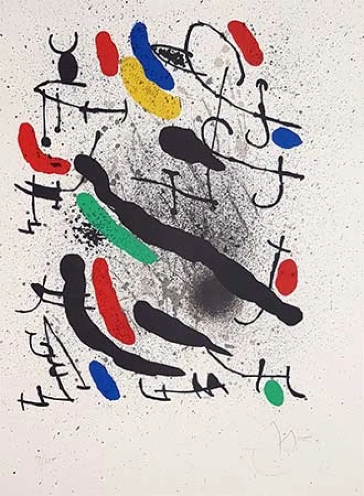 Litografía Miró - Liberté des libertés