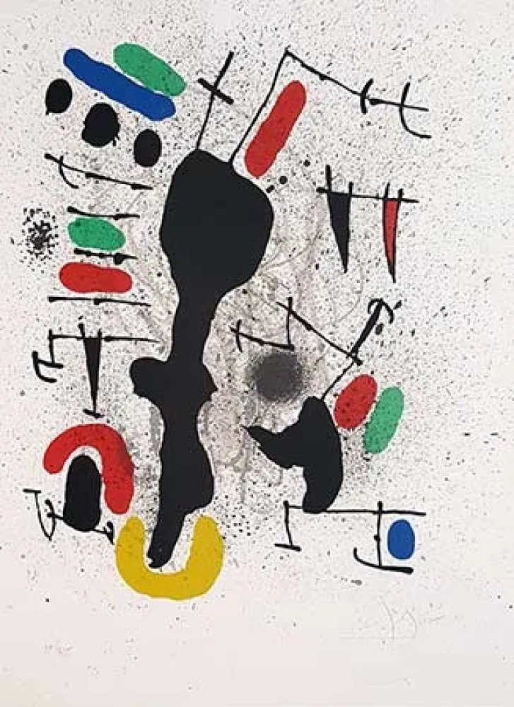 Litografía Miró - Liberté des Libertés
