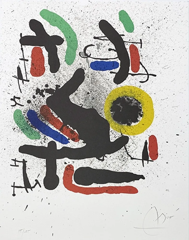 Litografía Miró - Liberté des libertés