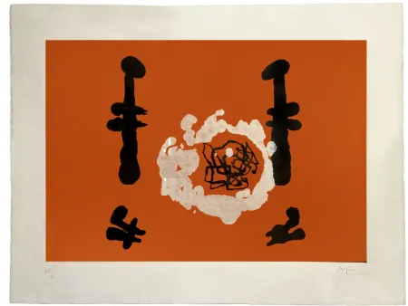 Aguatinta Miró - 'L'Invention du feu'