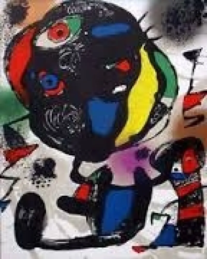Litografía Miró - Litho 4  (1260)