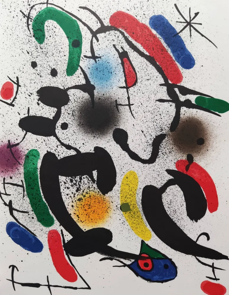 Litografía Miró - Litografía original VI