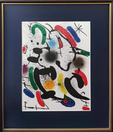 Litografía Miró - Litografía original VI