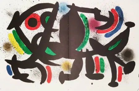 Litografía Miró - Litografía original VIII