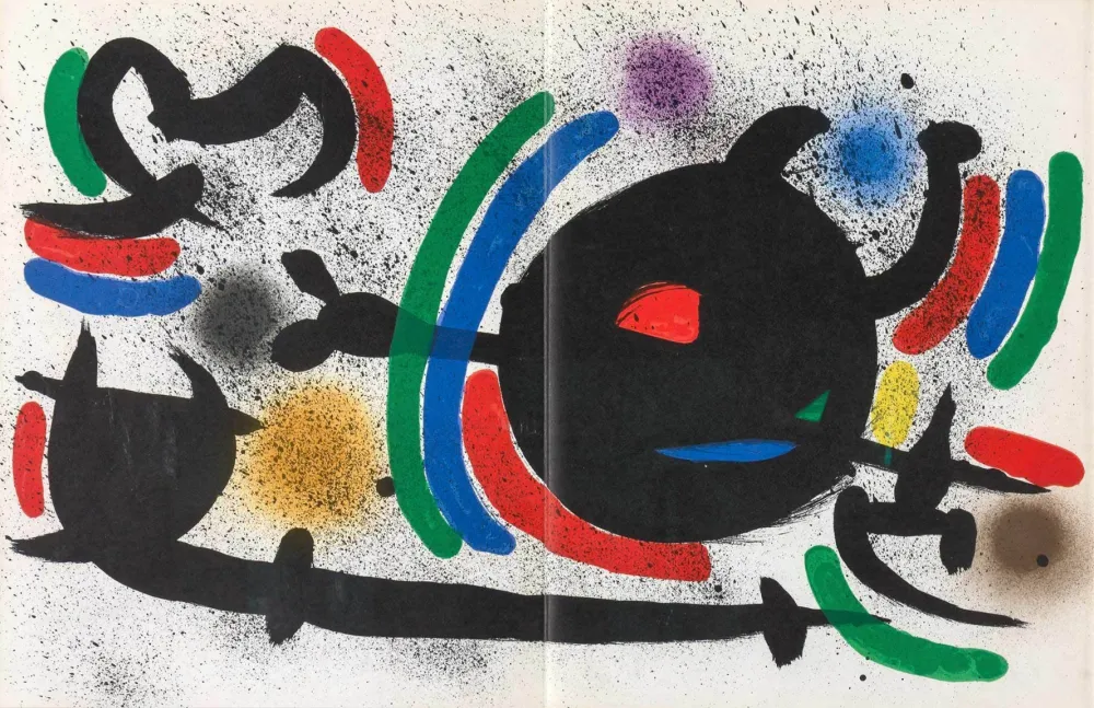 Litografía Miró - Litografía original X