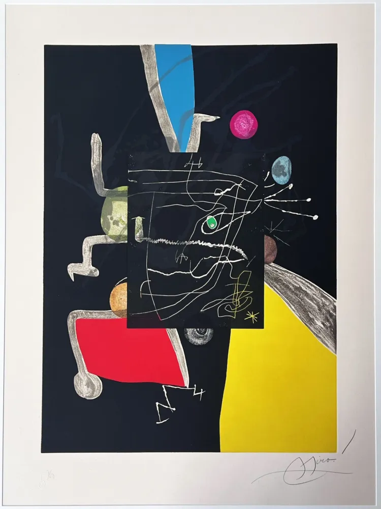 Aguafuerte Y Aguatinta Miró - Llibre dels sis sentits (Books of th six senses) 