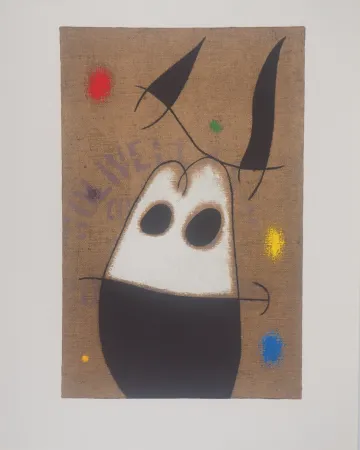 Litografía Miró - L'oiseau