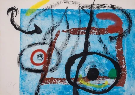 Aguatinta Miró - L'Oiseau de Nuit