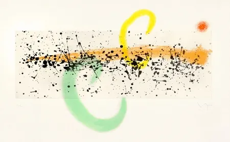 Aguatinta Miró - Lune et Vent (Moon and Wind), 1963