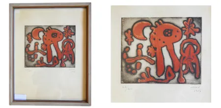Grabado Miró - (M. Leiris, The Prints of Joan Miró). 