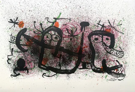 Litografía Miró - Ma de Proverbis