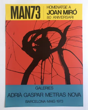 Cartel Miró - Man 73