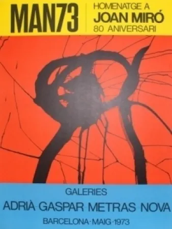 Litografía Miró - MAN 73 