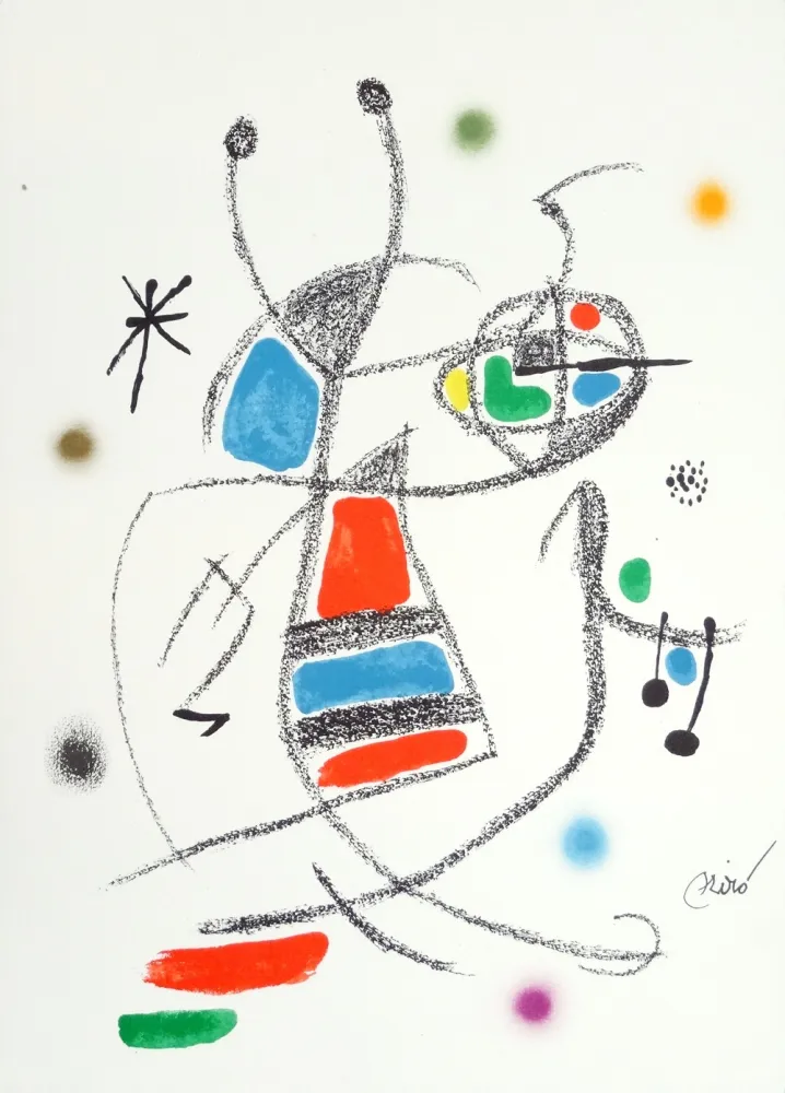 Litografía Miró - Maravillas