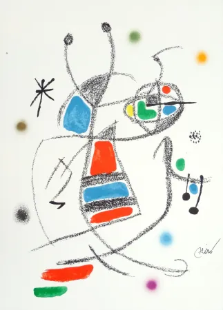 Litografía Miró - Maravillas