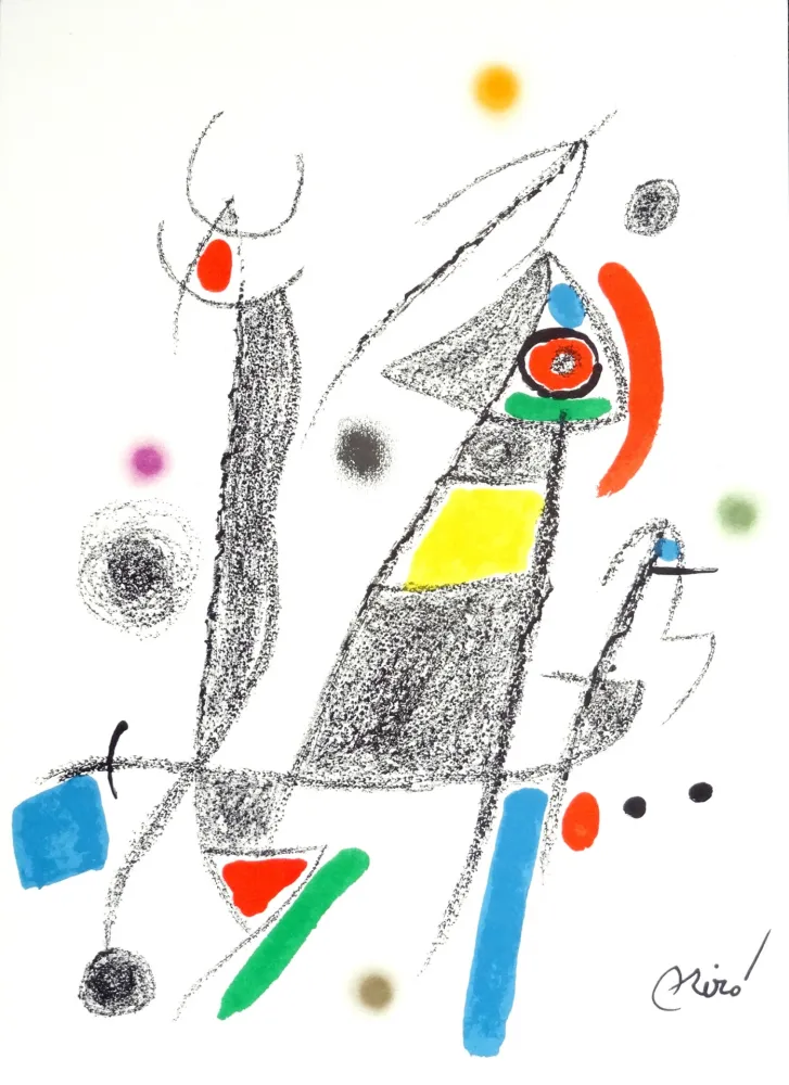 Litografía Miró - Maravillas
