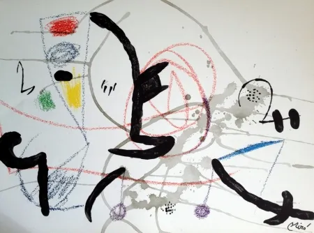 Litografía Miró - MARAVILLAS CON VARIACIONES ACROSTICAS