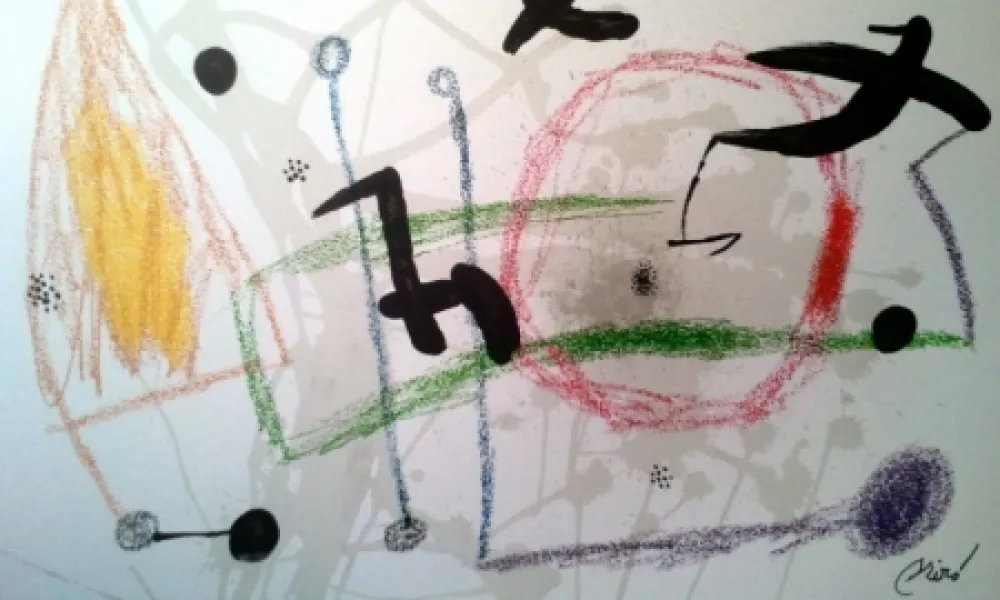 Litografía Miró - MARAVILLAS CON VARIACIONES ACROSTICAS